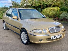 ROVER 45 2003 (53) at W H Brand Whaplode Drove, Near Spalding