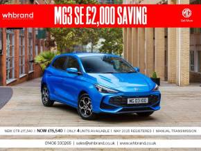 MG MOTOR UK MG3 2025 (MAY 2025) at W H Brand Whaplode Drove, Near Spalding