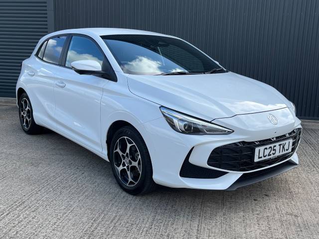 MG Motor UK MG3 1.5 Hybrid Trophy 5dr Auto Hatchback Petrol / Electric Hybrid Arctic White