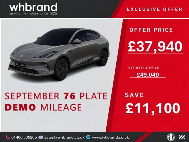 MG Motor UK Im6 Long Range 100kWh SUV Electric Rembrandt Grey