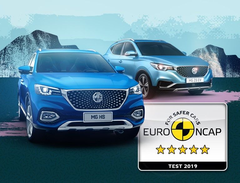 MG HS and ZS EV receive 5-Star Euro NCAP Rating!