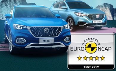 MG HS and ZS EV receive 5-Star Euro NCAP Rating!