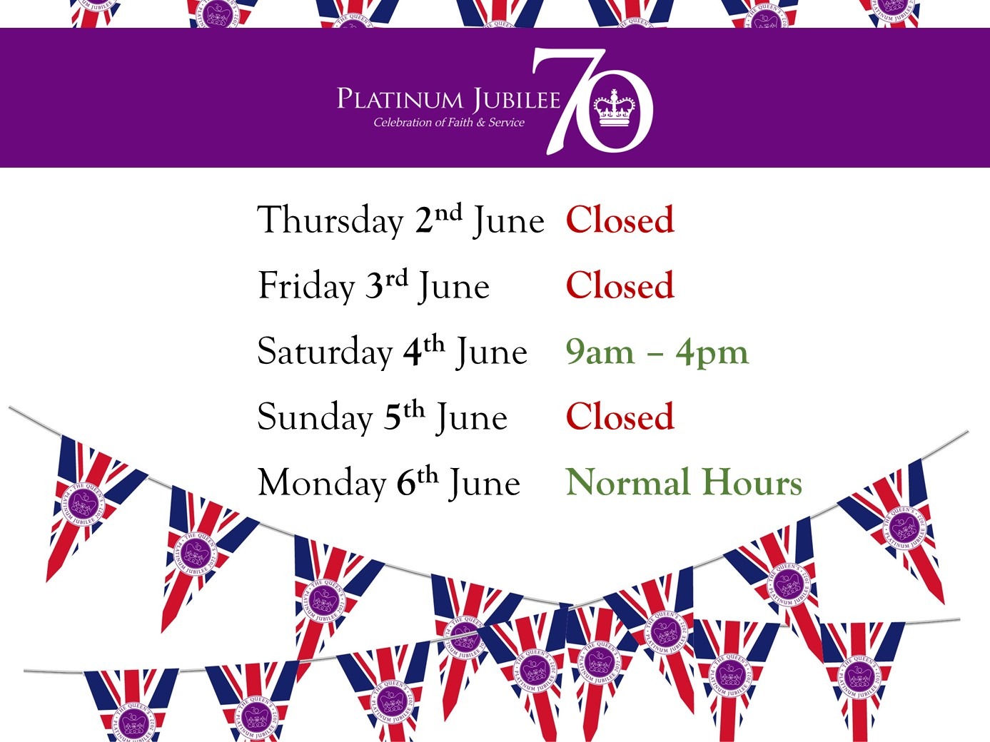 Opening Hours