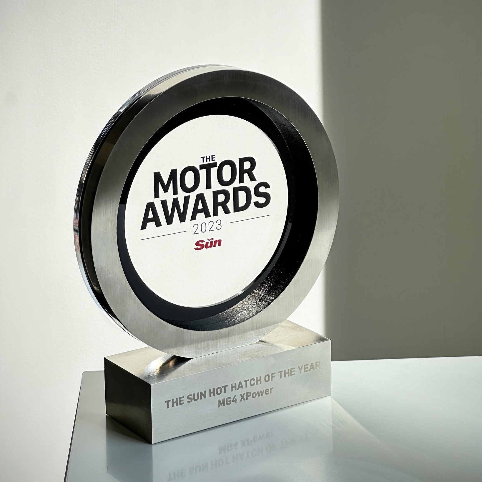 MG4 EV XPOWER receives The Sun Hot Hatch of the Year Award