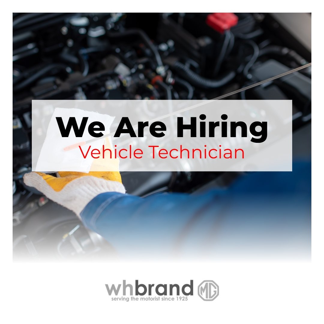 We're Hiring - Vehicle Technician